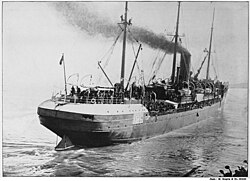 The Cunard ship Cephalonia, 1882