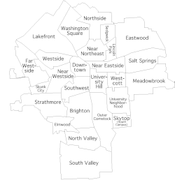 The 26 Syracuse neighborhoods