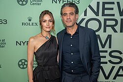 Byrne with husband Bobby Cannavale in 2025