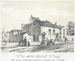 The first Methodist chapel, "The Foundery", London