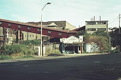 Strictly Ballroom film set used for Fran's family business and residence. (site since redeveloped, approx. to the Star City Casino complex, Pyrmont)