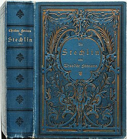 A typical hardcover book (1899), showing wear
