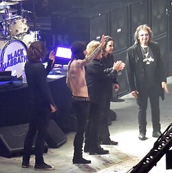 Black Sabbath at the Genting Arena, Birmingham, in February 2017