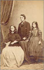 Una, Julian, and Rose c. 1862
