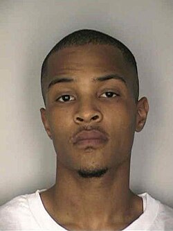 Mug shot of T.I. in September 2003