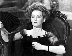 Davis often played unlikable characters such as Regina Giddens in The Little Foxes (1941).