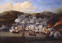 The attack on the French ships at Martinique in 1667