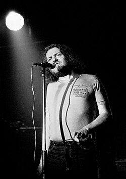 Cocker performing on 16 October 1980 at the National Stadium, Dublin