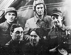 Belorussia, 1943. A Jewish partisan group of the Chkalov Brigade