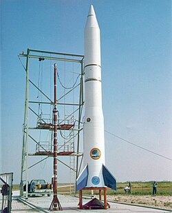 Conestoga I prepared for launch