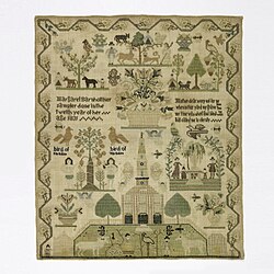 American sampler, 1831