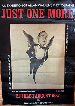 A Poster for 'Just One More: An Exhibition of Allan Warren's Photographs', London, 1987