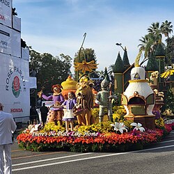 Wizard of Oz float at the 2023 Rose Parade.