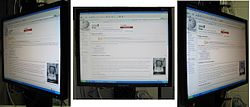 Good side-viewing image quality of a typical landscape LCD