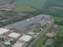 The Bank of England printing facility at Debden, operated under contract by De La Rue, which prints Bank of England banknotes.