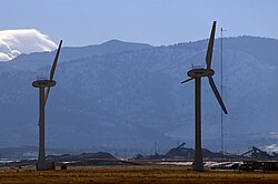 The main research wind turbines at NREL
