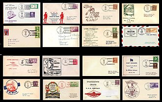 There is a US naval post office aboard nearly every US Navy ship, each with its own postal officer and postmark bearing the ship's name.