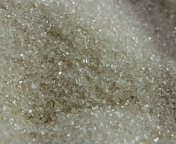 Grainy raw sugar