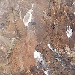Satellite image of Parque Nacional Llullaillaco