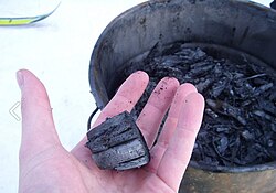 An example application in climate engineering includes the creation of Biochar through the pyrolysis process. Thus, storing greenhouse gases in carbon reduces the radiative forcing capacity in the atmosphere, causing more long-wave (infrared) radiation out to Space.