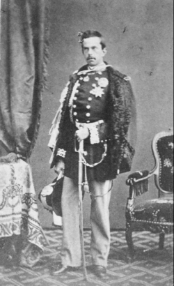 Umberto as Prince of Piedmont, c. 1868