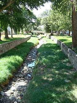 The Santa Fe River in downtown