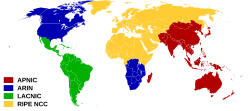 Regional Internet registries 2002–2005