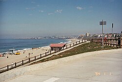 South end of Los Angeles Beach Bike Path