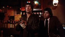 De Niro playing small time criminal "Johnny Boy" Civello in Martin Scorsese's film Mean Streets (1973)
