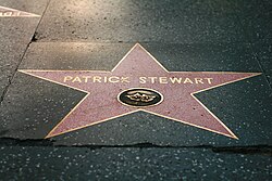 Stewart's star on the Hollywood Walk of Fame