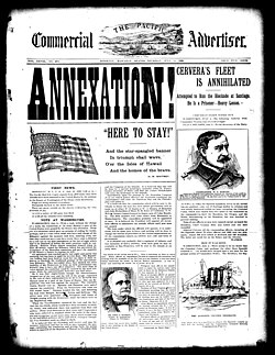 Annexation of the Republic of Hawaii in 1898