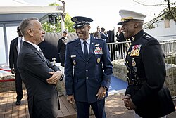 Hanks at the 80th D-Day Ceremony in Normandy, France in 2024