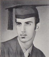 Zappa's senior yearbook photo, 1958