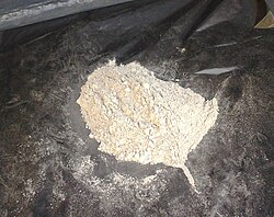 Baryte powder used for preparation of water-based mud