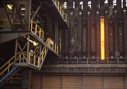 Coke oven at a smokeless fuel plant in Wales, United Kingdom
