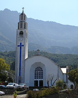 Catholic church of Notre-Dame-des-Neiges in Cilaos