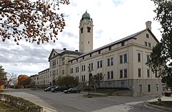 Grant Hall, the symbol of Fort Leavenworth and headquarters of the U.S. Army Combined Arms Center