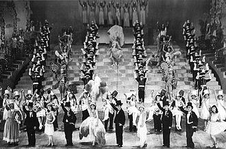 Japan's all-female Takarazuka Revue in a 1930 performance of "Parisette"