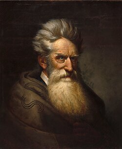 1872 portrait of Brown by Ole Peter Hansen Balling