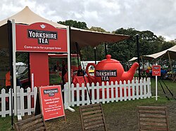 Yorkshire Tea area at the Stray Harrogate