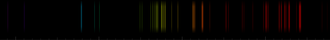 Color lines in a spectral range