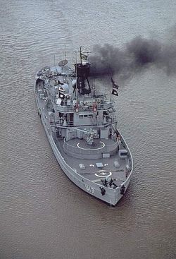 Brazilian Navy's river monitor Parnaíba