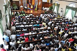 Consecration of the first Presiding Bishop of Ang Iglesia Metodista sa Pilipinas held at Luacan Church in Bataan, Philippines