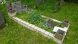 Grave of Malva Marina, the sole daughter of Pablo Neruda