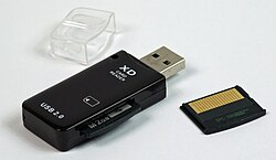 USB xD card reader