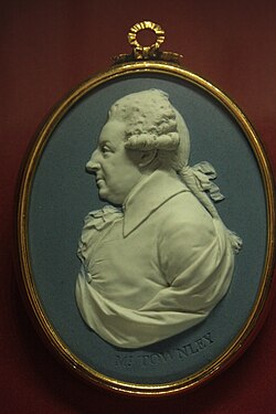 Charles Townley, miniature by Josiah Wedgwood