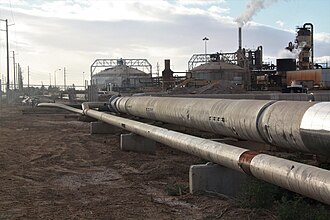 The Imperial Valley Geothermal Project near the Salton Sea, California