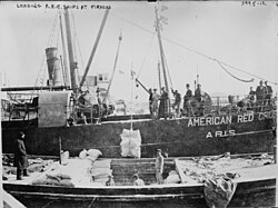 An American Red Cross Ship in Greece c. 1920–1925