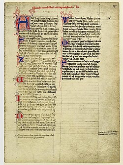 The Codex Manesse. Most manuscripts were ruled with horizontal lines that served as the baselines on which the text was written.