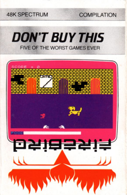 Don't Buy This is a video game, released in Britain where self-deprecation is considered virtuous, that openly markets itself as containing "the worst games ever".